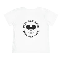 Best Day Ever Bella Canvas Toddler Short Sleeve Tee