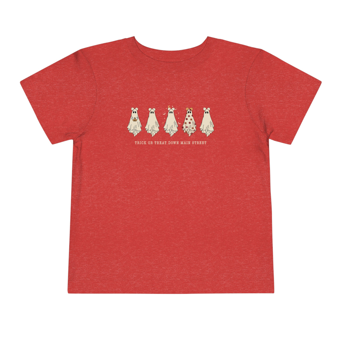 Trick or Treat Down Main Street Toddler Short Sleeve Tee
