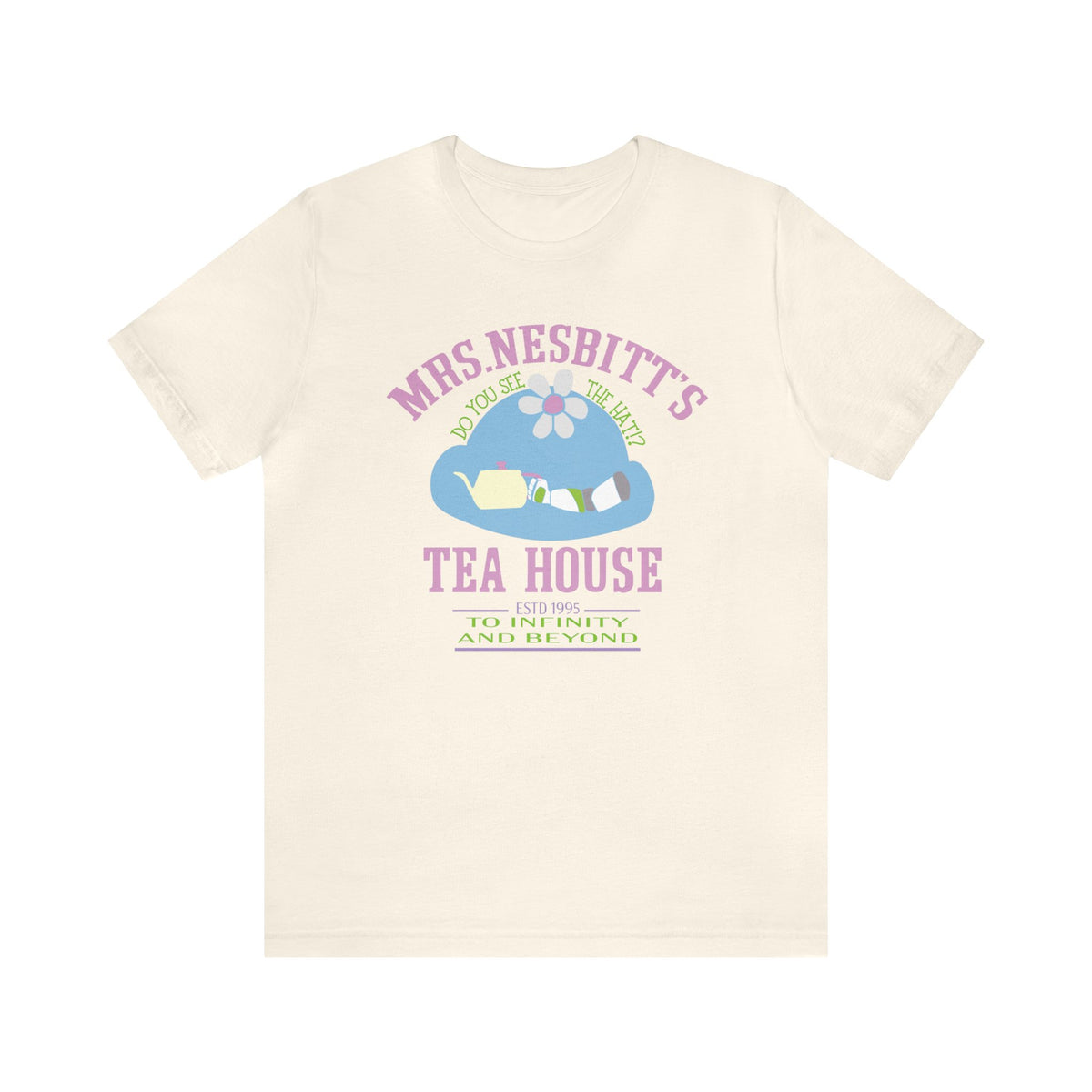 Mrs. Nesbitt’s Tea House Bella Canvas Unisex Jersey Short Sleeve Tee