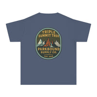 Triple Summit Trek Comfort Colors Youth Midweight Tee