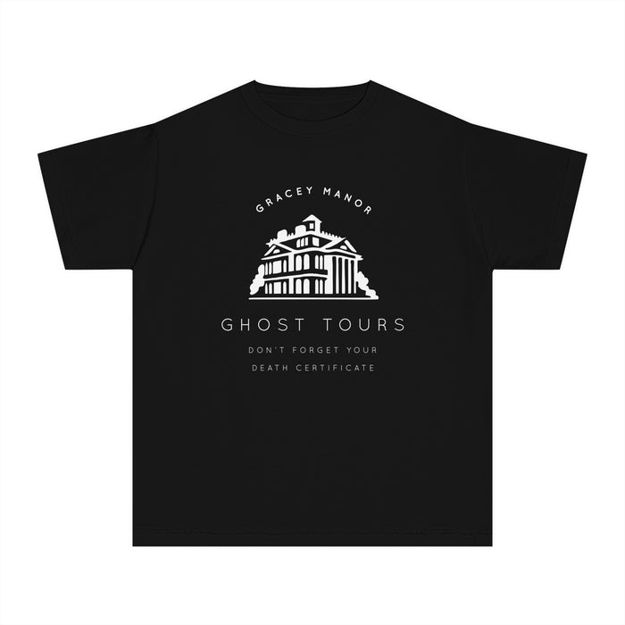 Gracey Manor Ghost Tours Comfort Colors Youth Midweight Tee