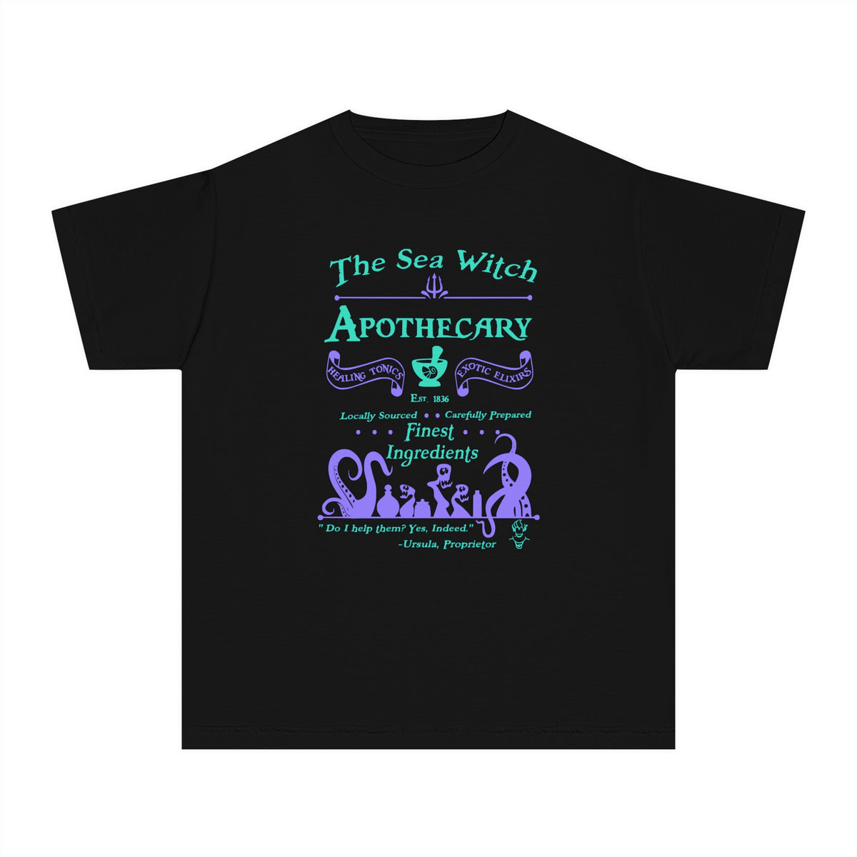 Sea Witch Apothecary Comfort Colors Youth Midweight Tee