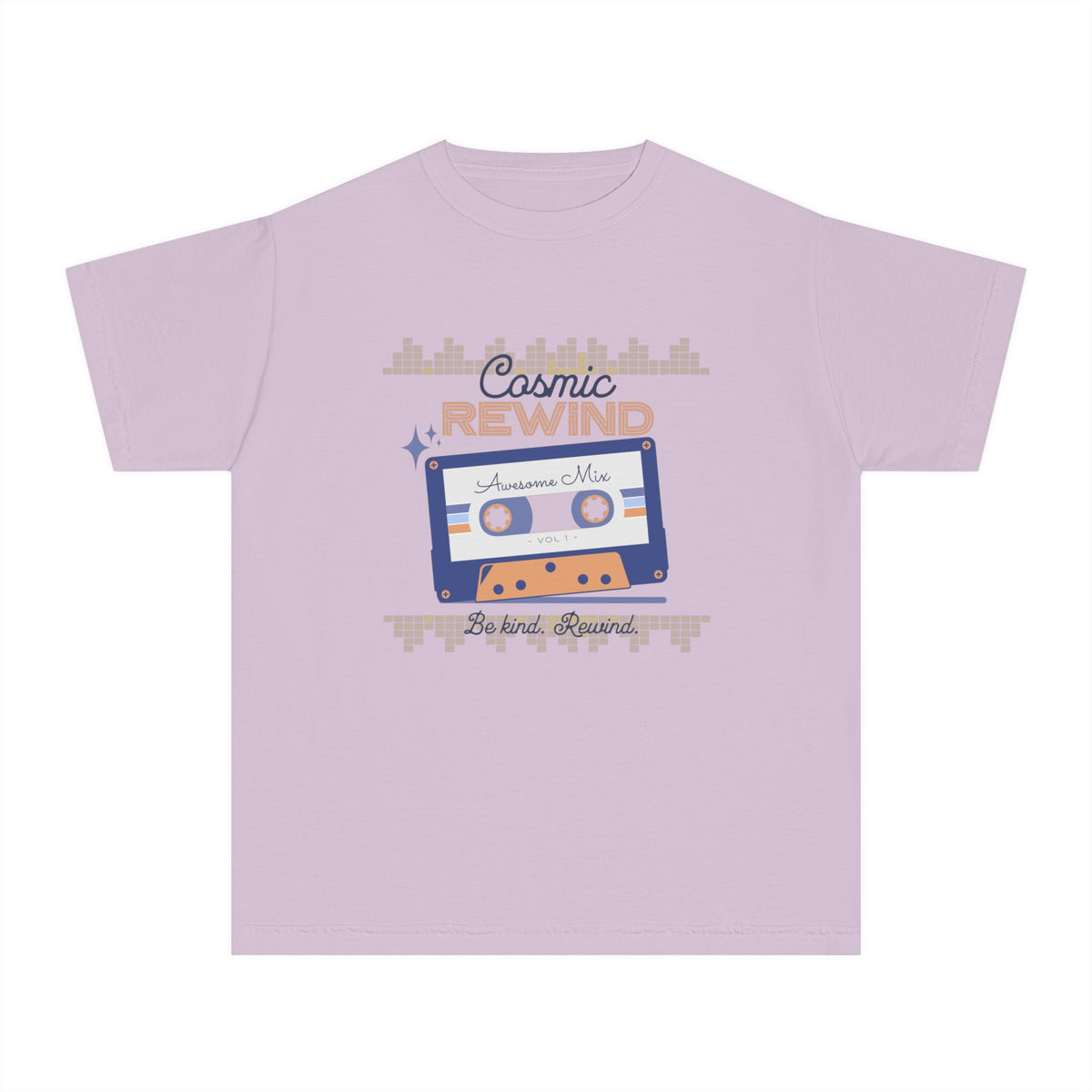 Cosmic Rewind Comfort Colors Youth Midweight Tee