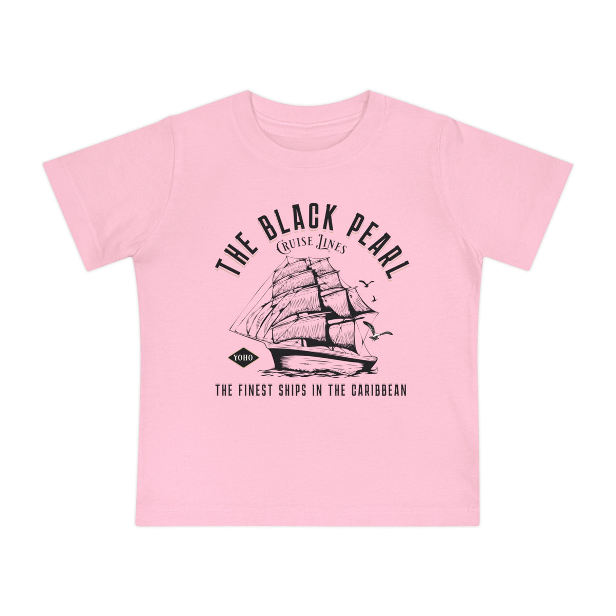 Black Pearl Cruise Lines Bella Canvas Baby Short Sleeve T-Shirt