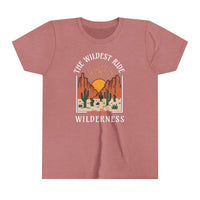 The Wildest Ride In The Wilderness Bella Canvas Youth Short Sleeve Tee