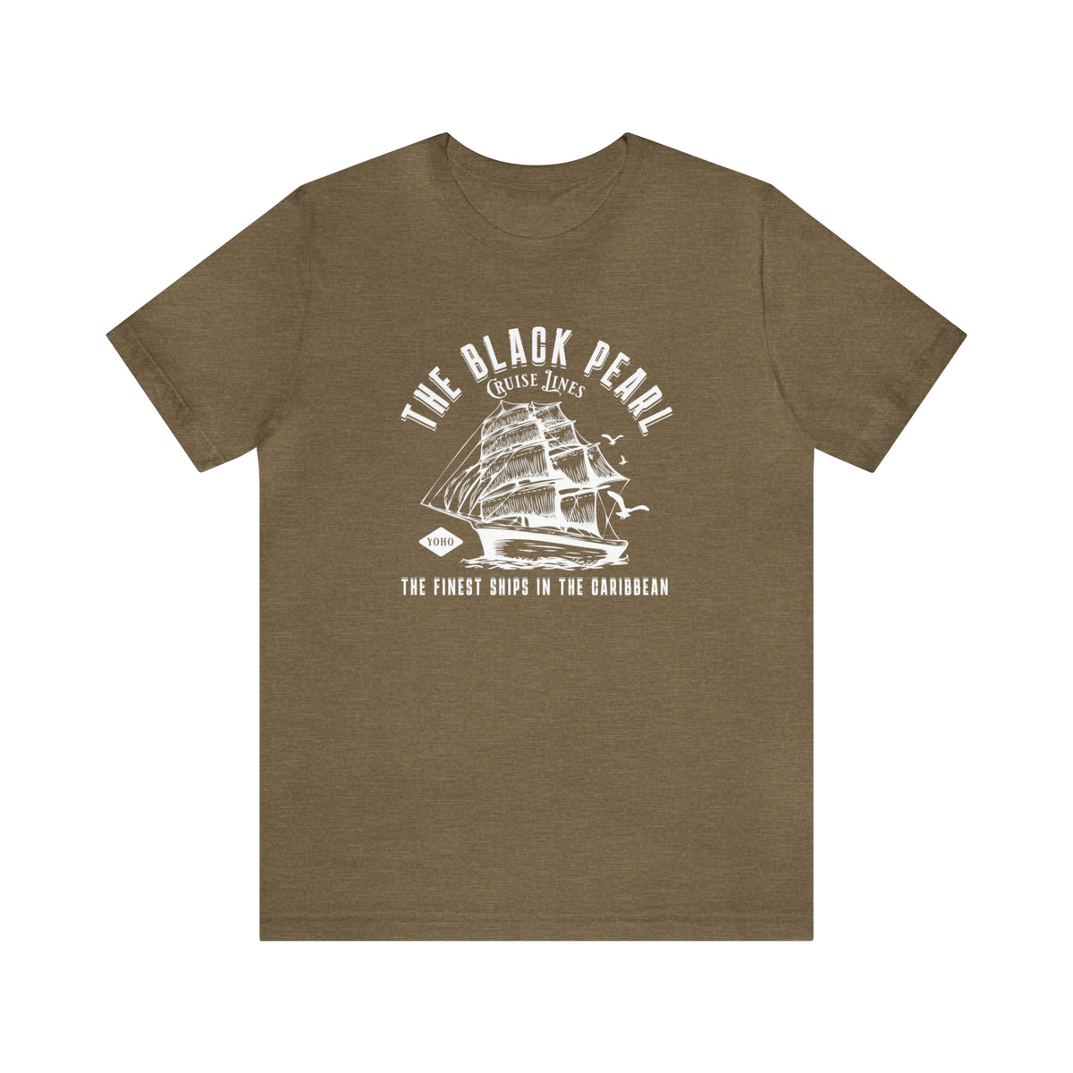 Black Pearl Cruise Lines Bella Canvas Unisex Jersey Short Sleeve Tee
