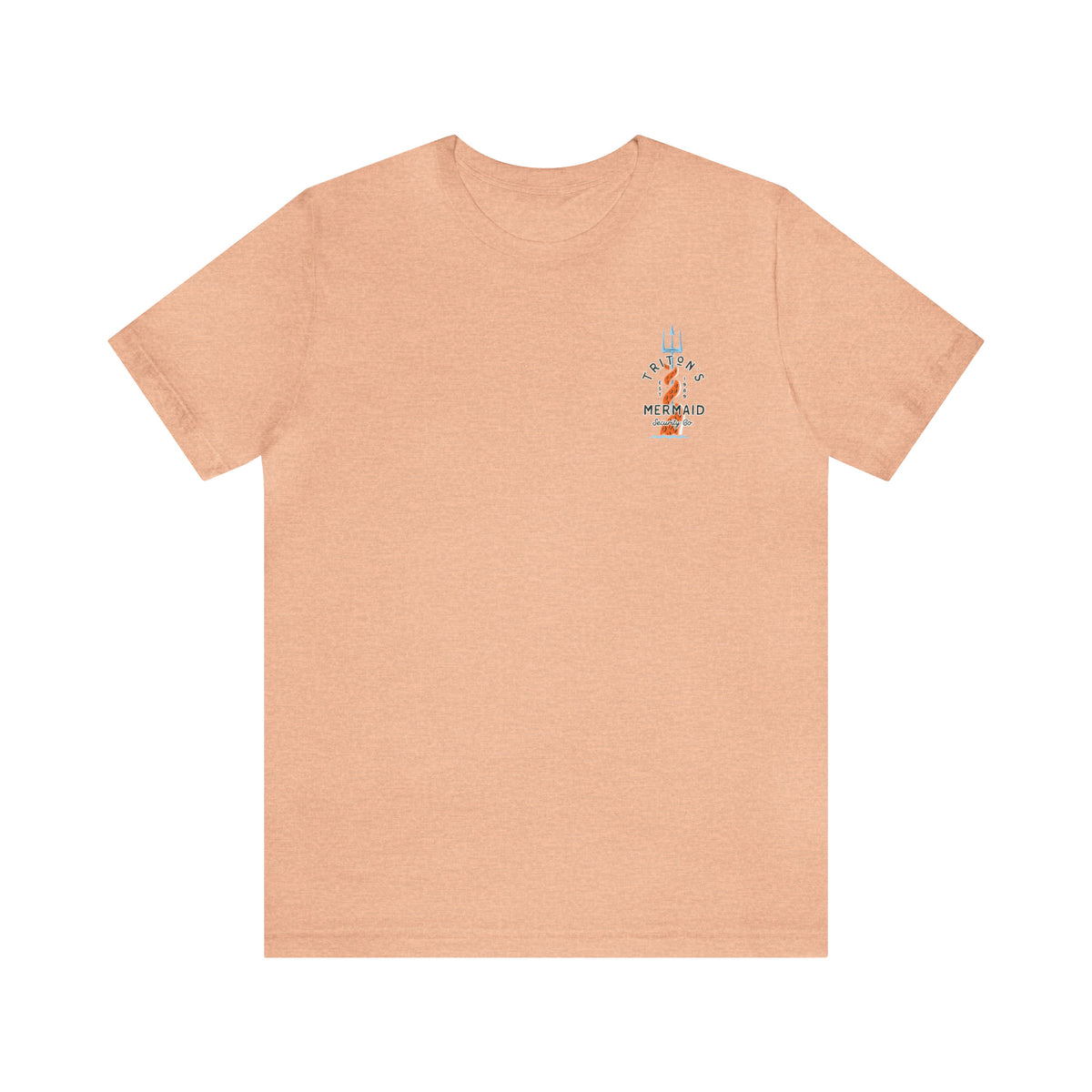 Triton's Mermaid Security Bella Canvas Unisex Jersey Short Sleeve Tee