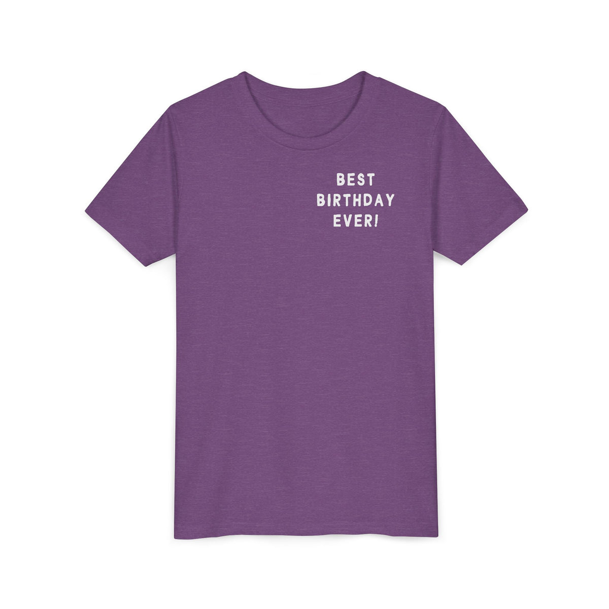 Best Birthday Ever Bella Canvas Youth Short Sleeve Tee
