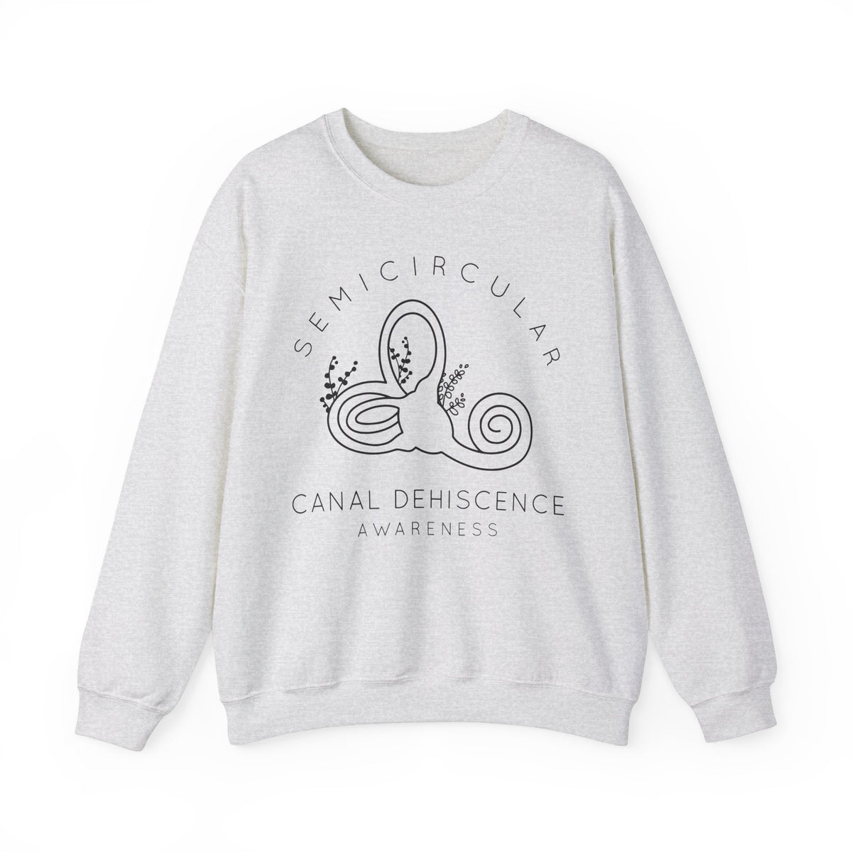 Semicircular Canal Dehiscence Awareness Gildan Unisex Heavy Blend™ Crewneck Sweatshirt