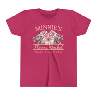 Minnie's Flower Market Bella Canvas Youth Short Sleeve Tee