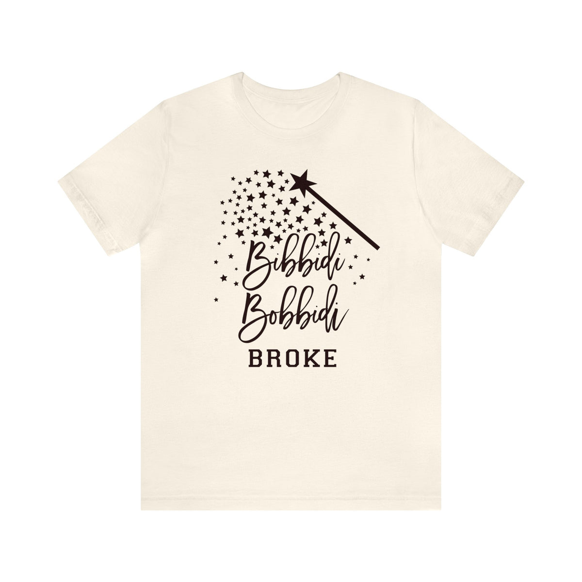 Bib Bidi Bob Bidi Broke Bella Canvas Unisex Jersey Short Sleeve Tee