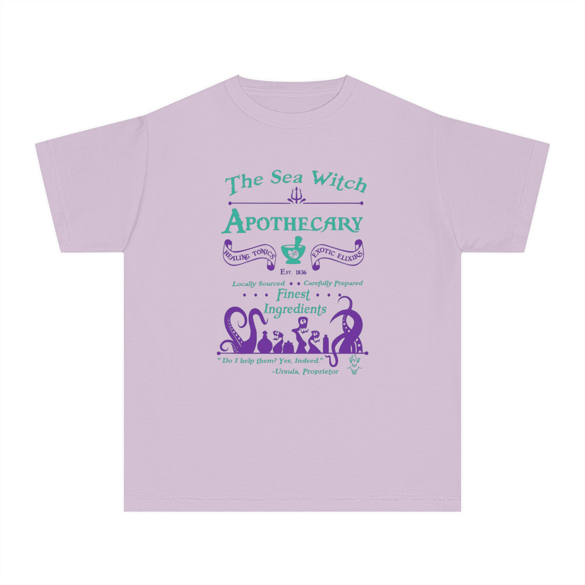 Sea Witch Apothecary Comfort Colors Youth Midweight Tee