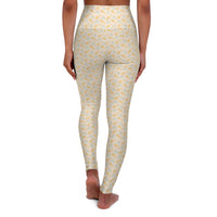 Surfin' Mickey Waisted Yoga Leggings (AOP)