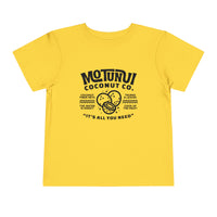 Motunui Coconut Co Bella Canvas Toddler Short Sleeve Tee