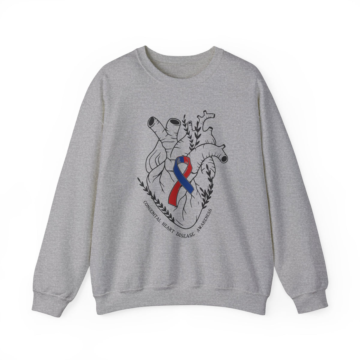 Congenital Heart Disease Awareness Gildan Unisex Heavy Blend™ Crewneck Sweatshirt