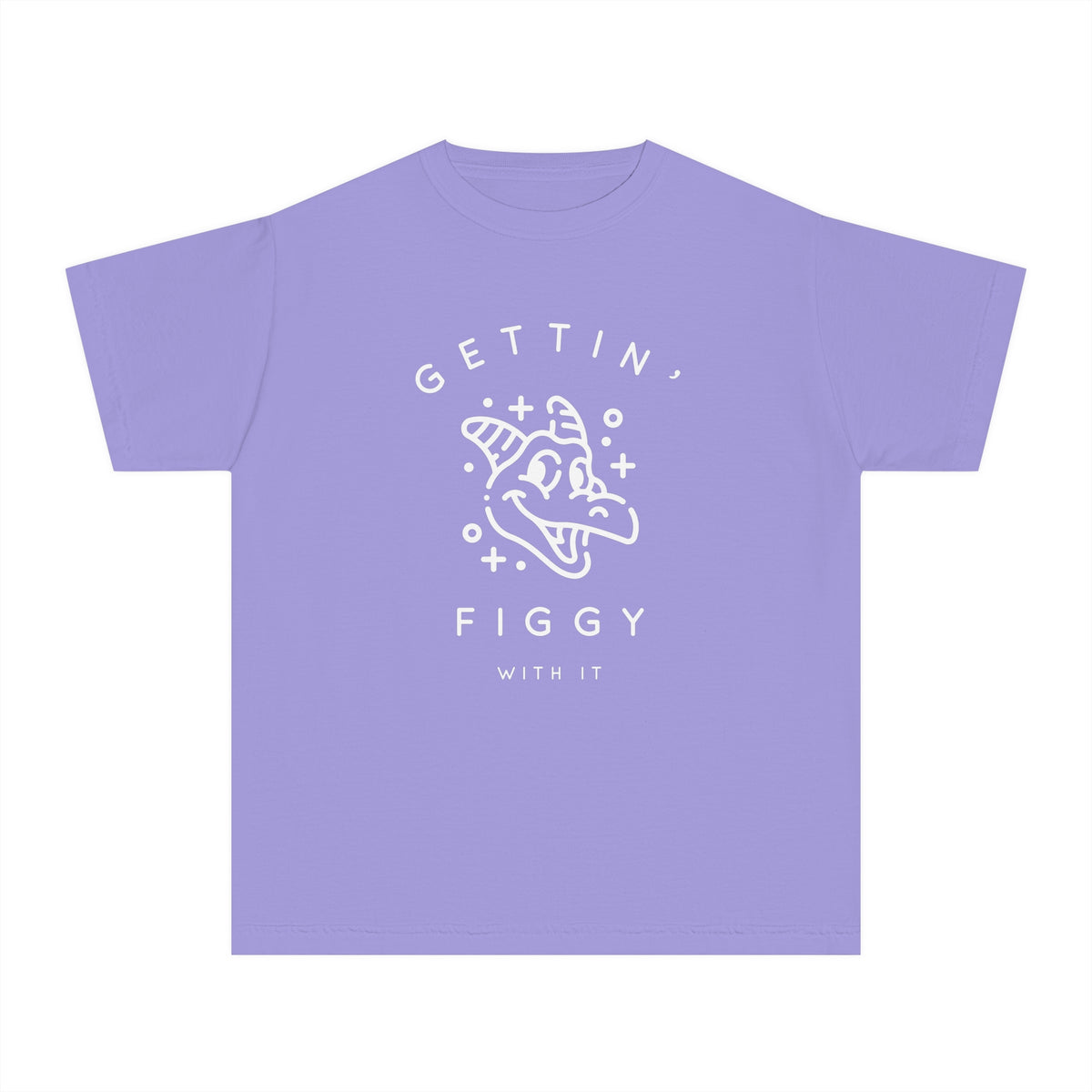 Gettin' Figgy With It Comfort Colors Youth Midweight Tee