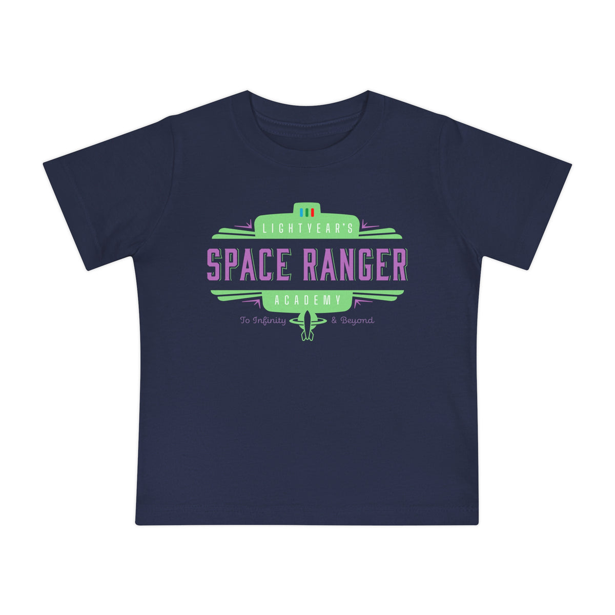 Lightyear's Space Ranger Academy Bella Canvas Baby Short Sleeve T-Shirt