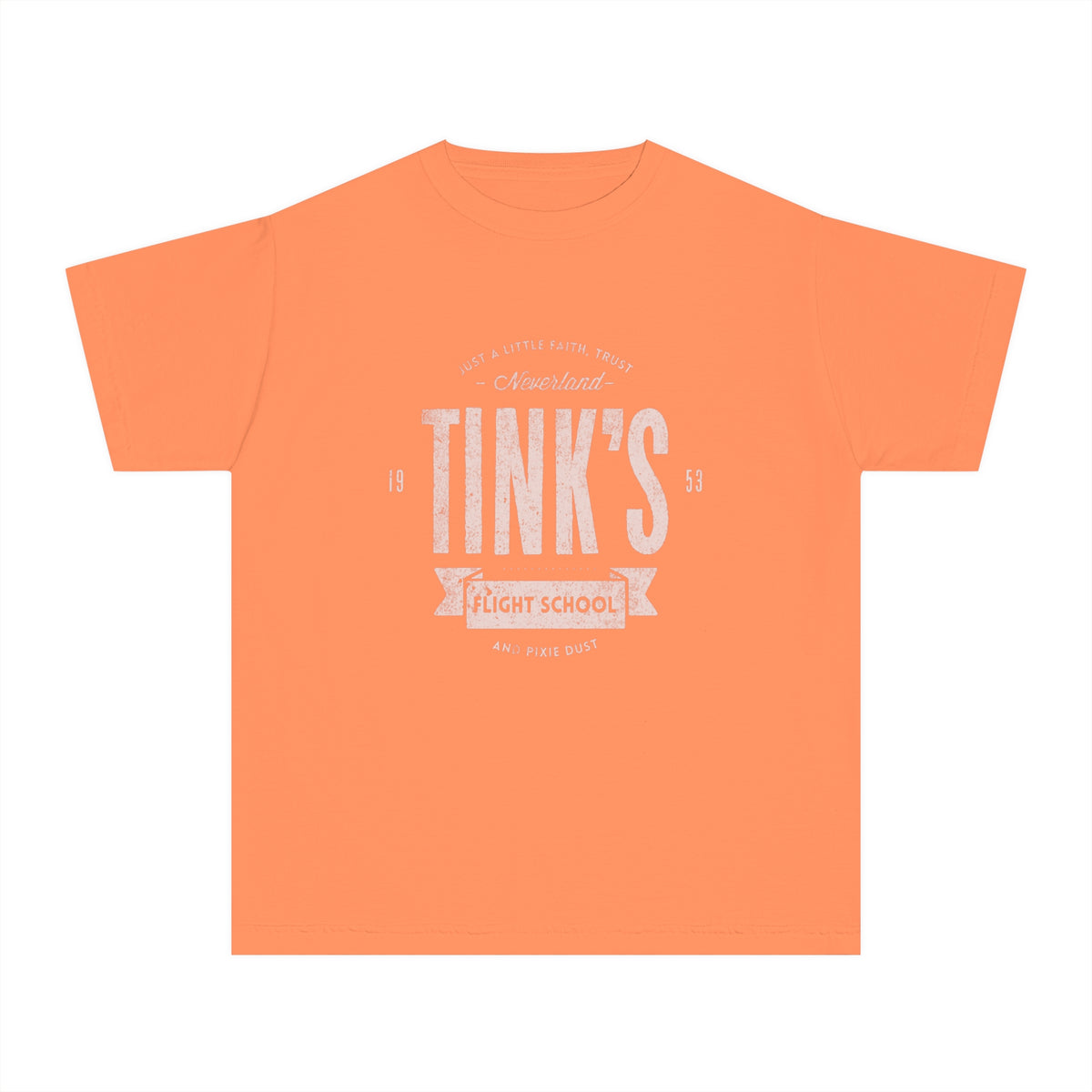 Tink's Flight School Comfort Colors Youth Midweight Tee