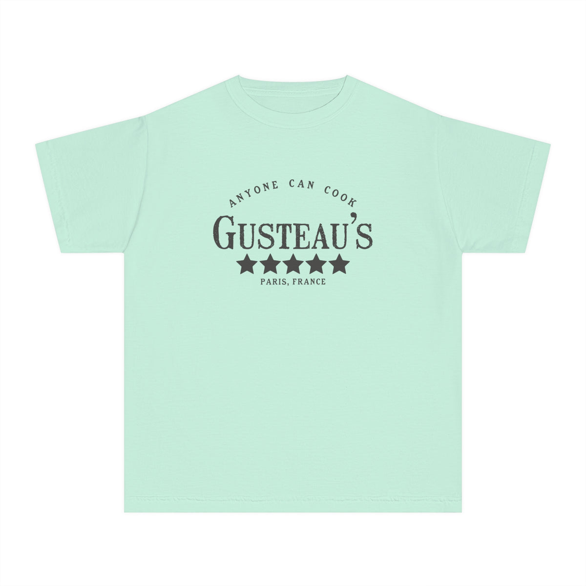 Gusteau’s Anyone Can Cook Comfort Colors Youth Midweight Tee