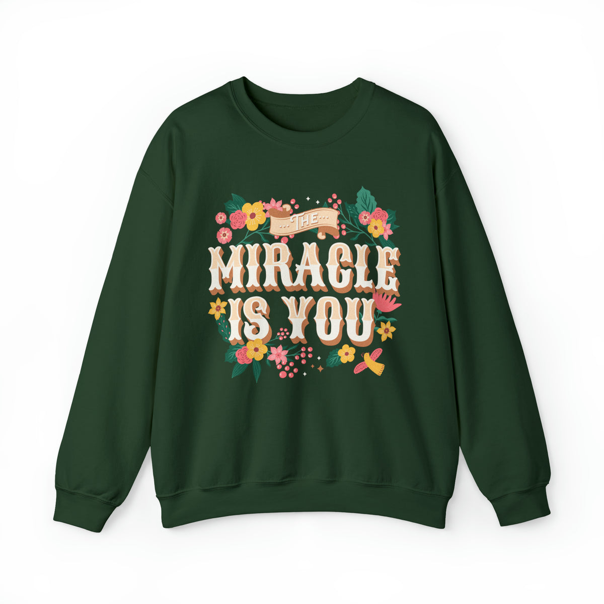The Miracle Is You Gildan Unisex Heavy Blend™ Crewneck Sweatshirt