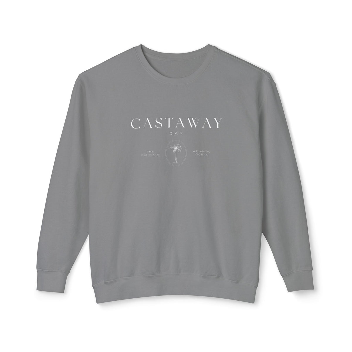 Castaway Cay Unisex Lightweight Comfort Colors Crewneck Sweatshirt