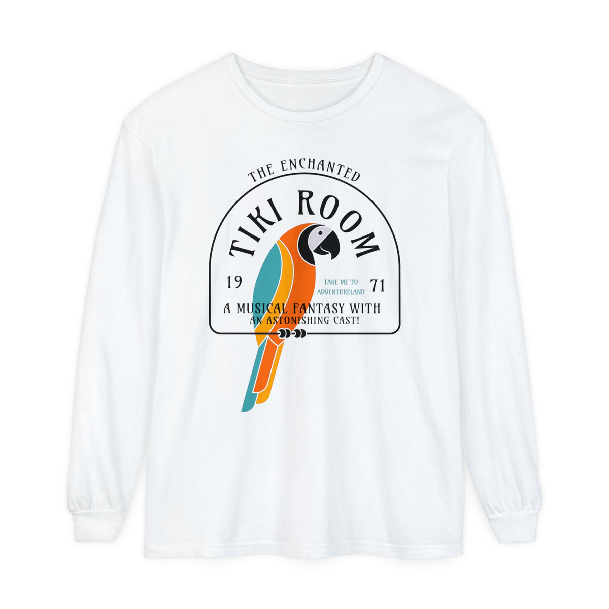Enchanted Tiki Room Comfort Colors Unisex Garment-dyed Long Sleeve T-Shirt