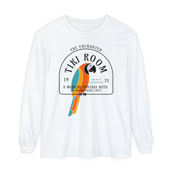 Enchanted Tiki Room Comfort Colors Unisex Garment-dyed Long Sleeve T-Shirt