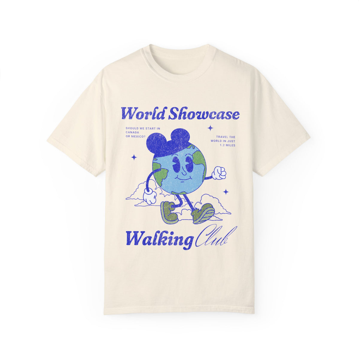 World Showcase Walking Club Comfort Colors Unisex Garment-Dyed T-shirt