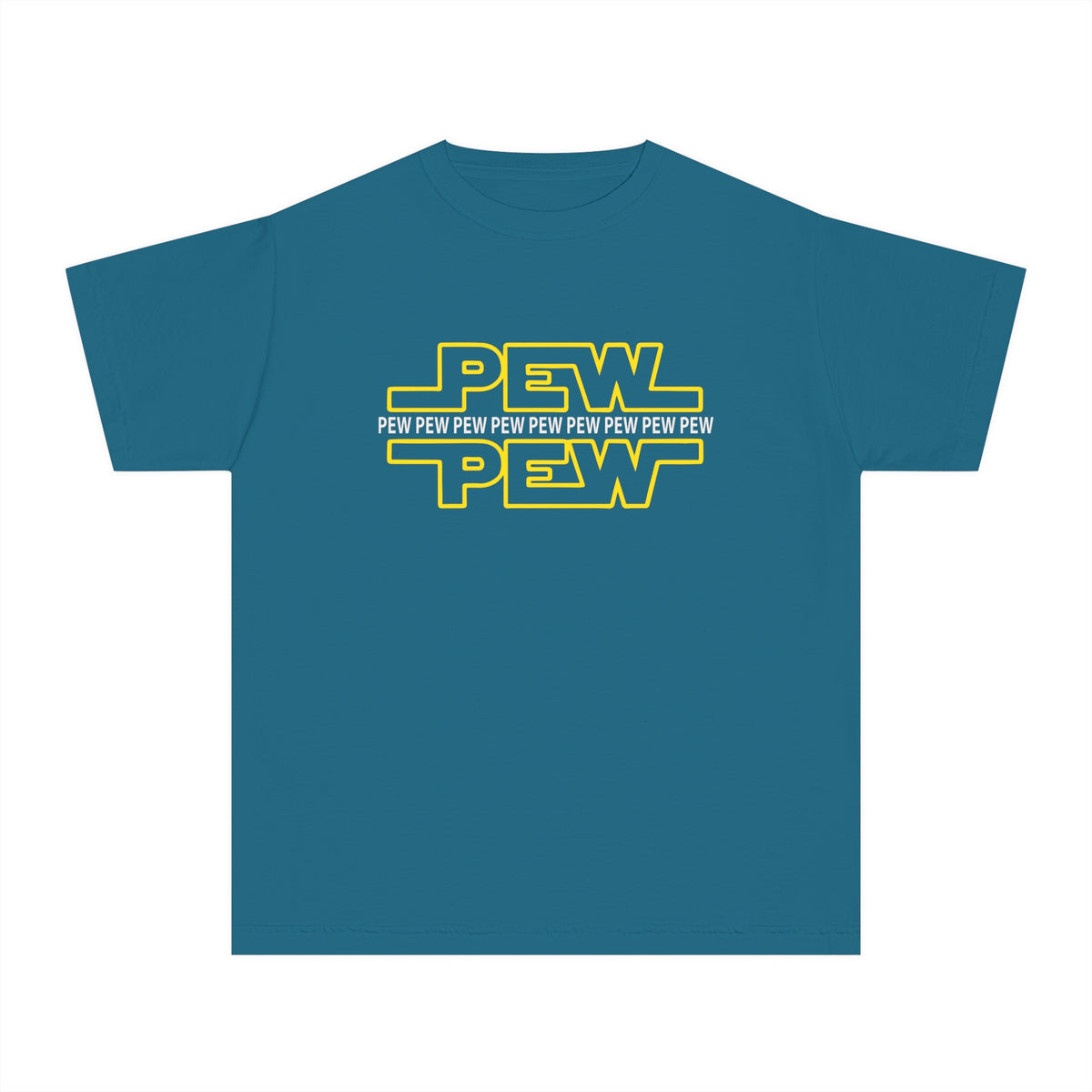 PEW PEW PEW Comfort Colors Youth Midweight Tee