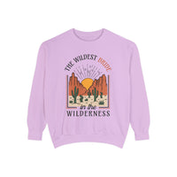 Wildest Bride In The Wilderness Comfort Colors Unisex Garment-Dyed Sweatshirt