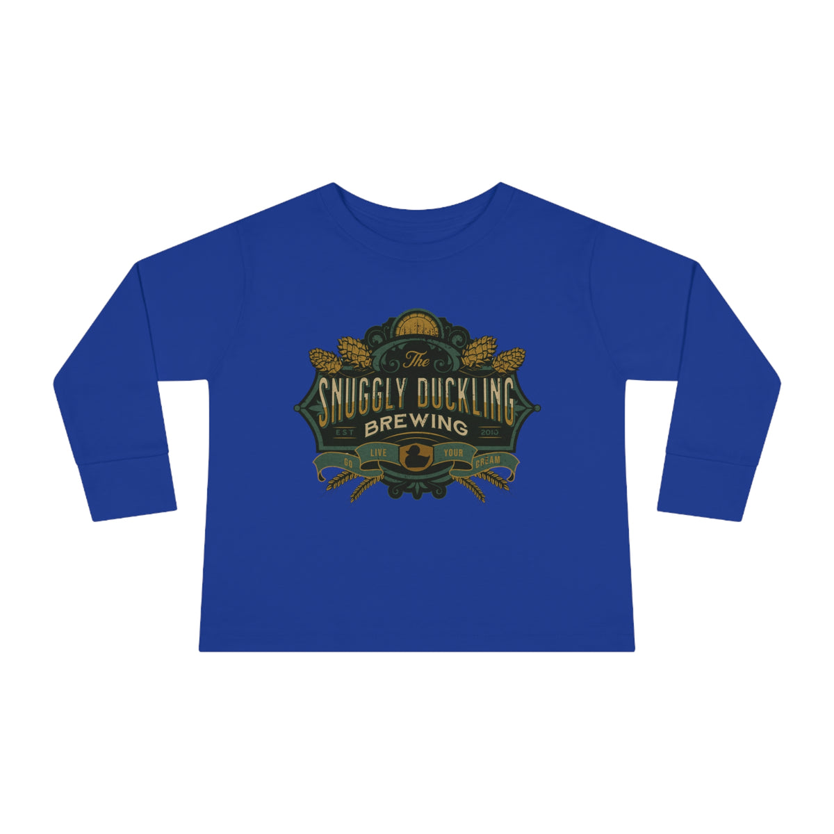 The Snuggly Duckling Brewing Rabbit Skins Toddler Long Sleeve Tee