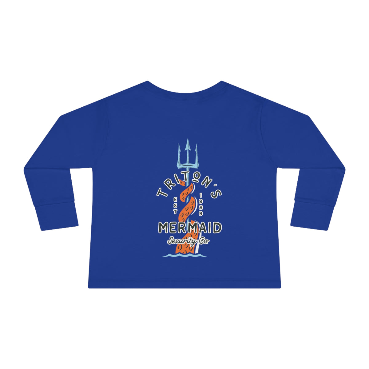 Triton's Mermaid Security Rabbit Skins Toddler Long Sleeve Tee