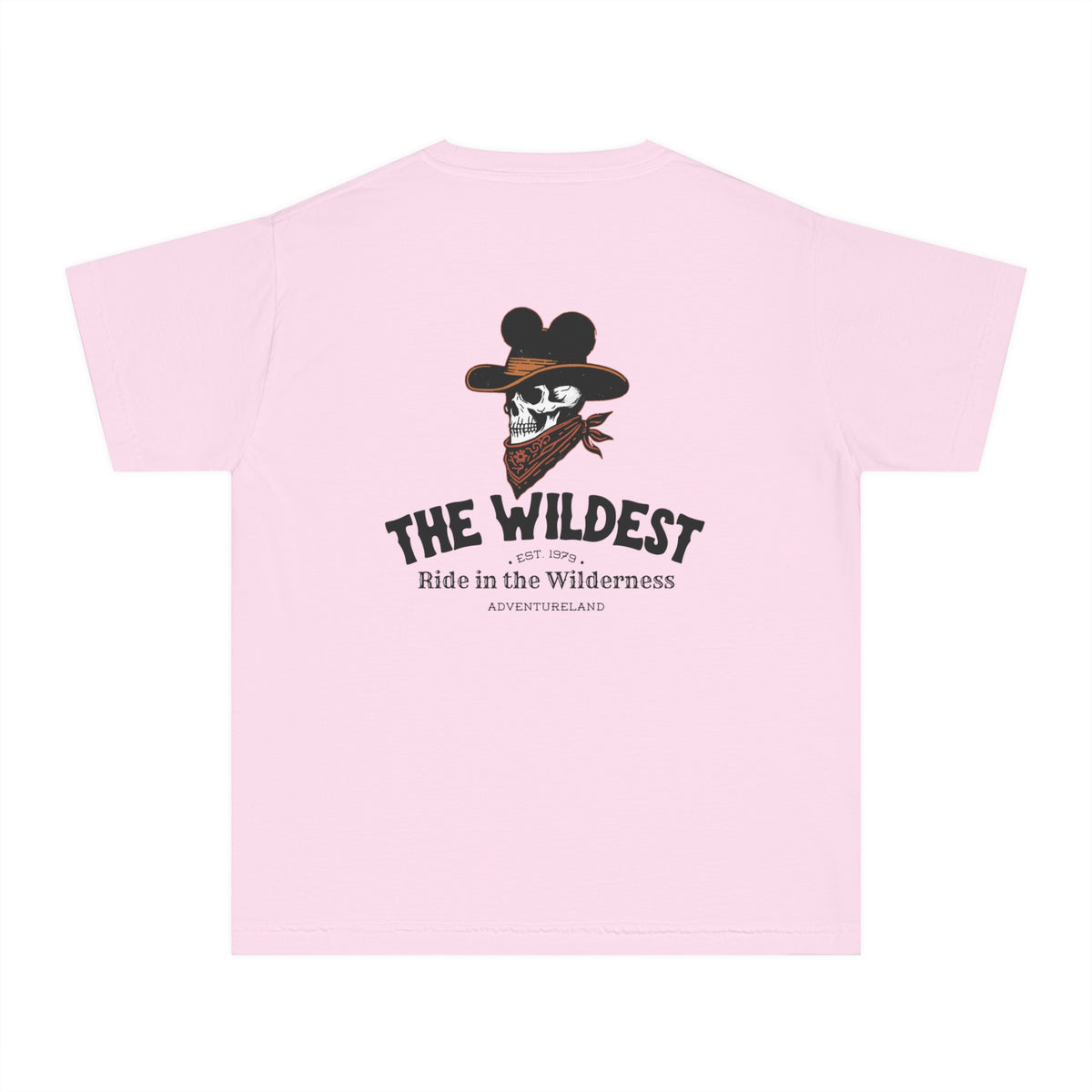 The Wildest Ride in the Wilderness Comfort Colors Youth Midweight Tee