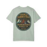 Triple Summit Trek Comfort Colors Unisex Garment-Dyed T-shirt