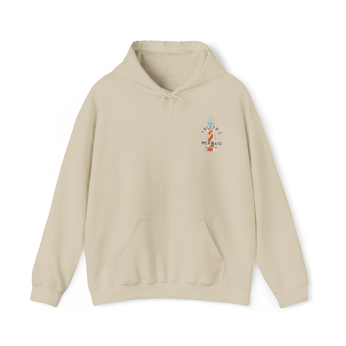 Triton's Mermaid Security Gildan Unisex Heavy Blend™ Hooded Sweatshirt