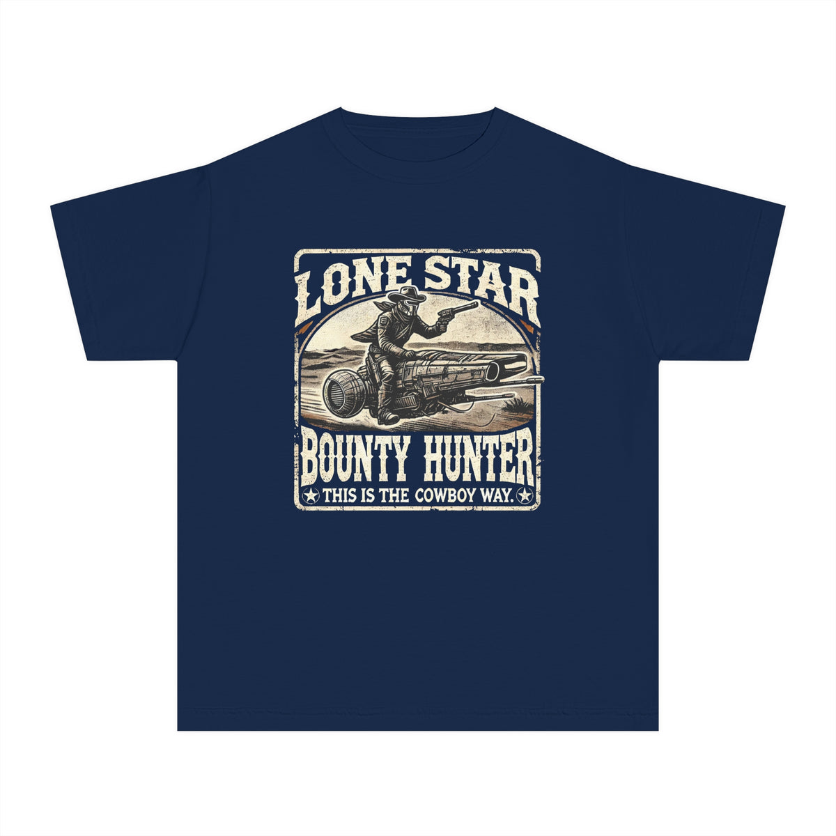 Lone Star Bounty Hunter Comfort Colors Youth Midweight Tee