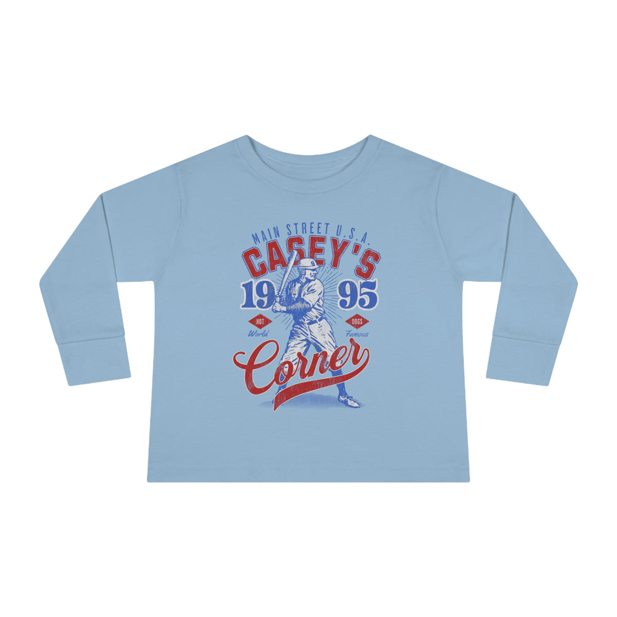 Casey’s Corner Distressed Rabbit Skins Toddler Long Sleeve Tee