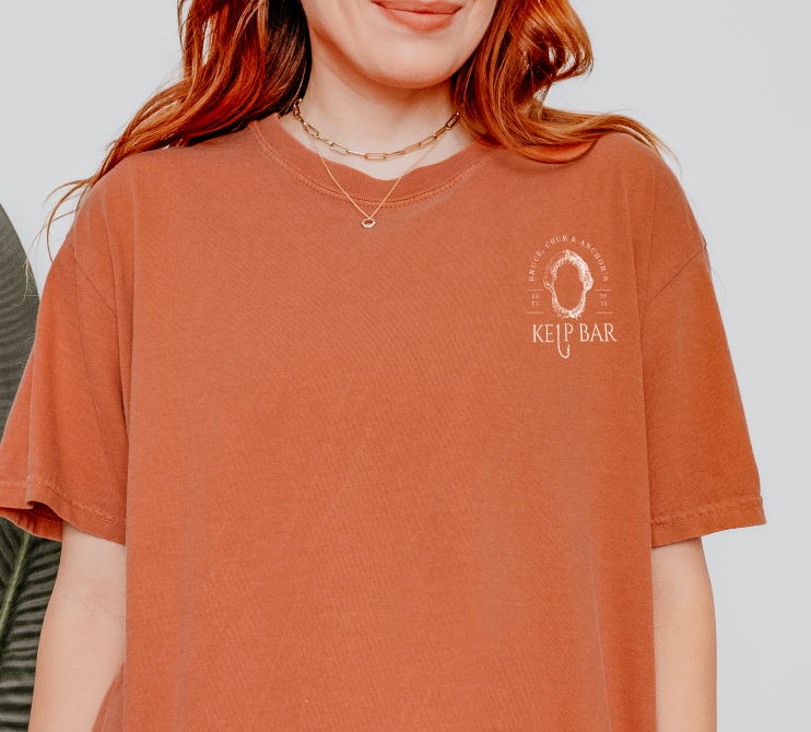 Bruce, Chum & Anchor's Kelp Bar Comfort Colors Unisex Garment-Dyed T-shirt