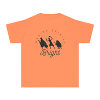 Making Spirits Bright Comfort Colors Youth Midweight Tee