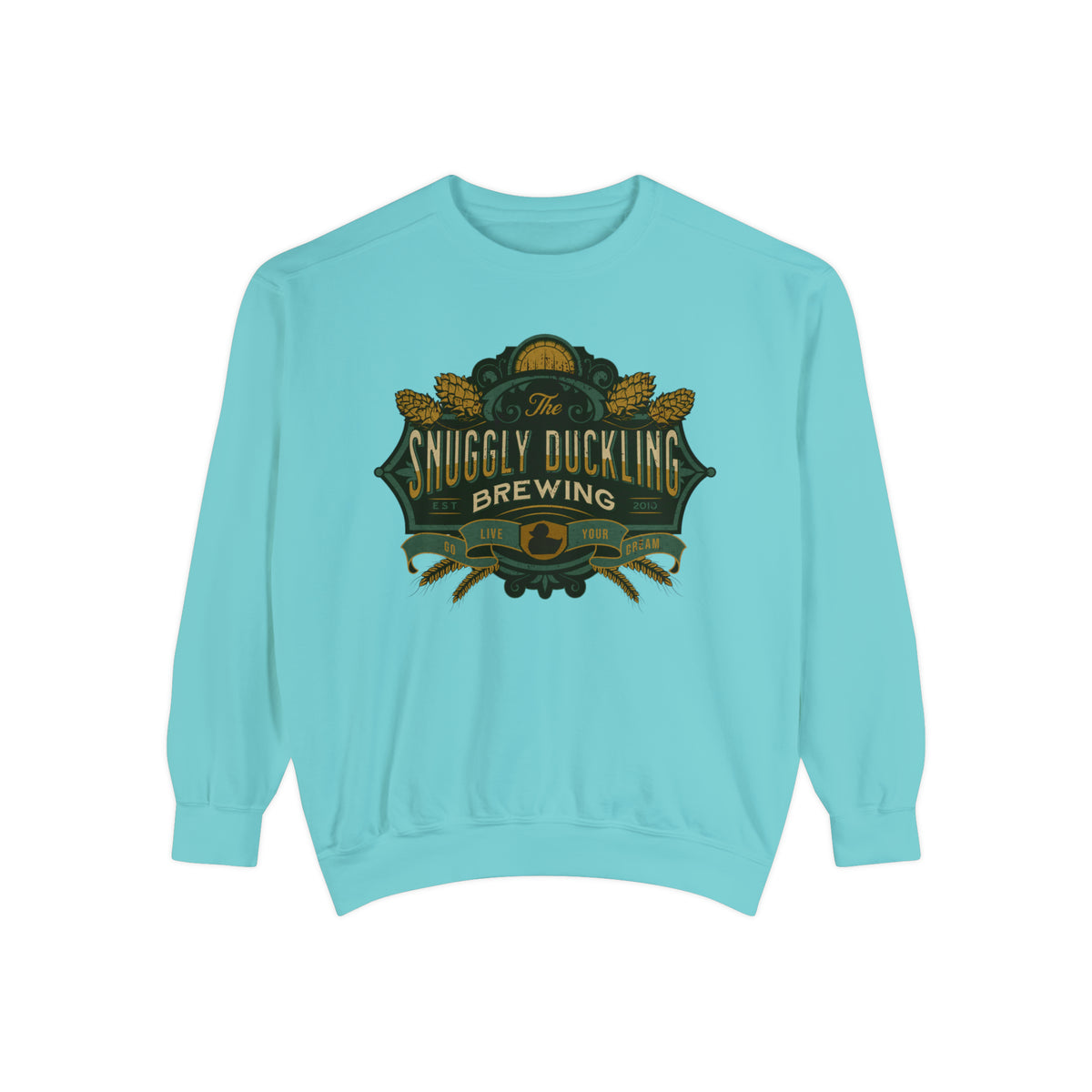 The Snuggly Duckling Brewing Comfort Colors Unisex Garment-Dyed Sweatshirt