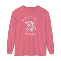 Gettin' Figgy With It Comfort Colors Unisex Garment-dyed Long Sleeve T-Shirt