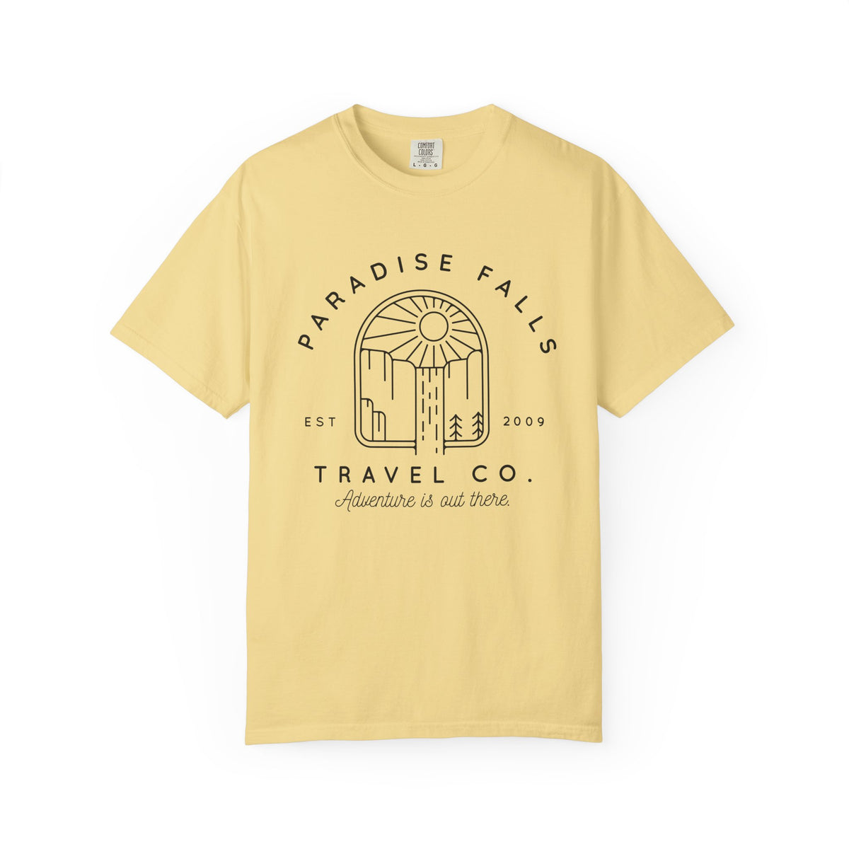 Paradise Falls Vacation Co. Comfort Colors Unisex Garment-Dyed T-shirt
