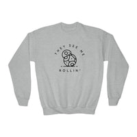 They See Me Rollin' Gildan Youth Crewneck Sweatshirt
