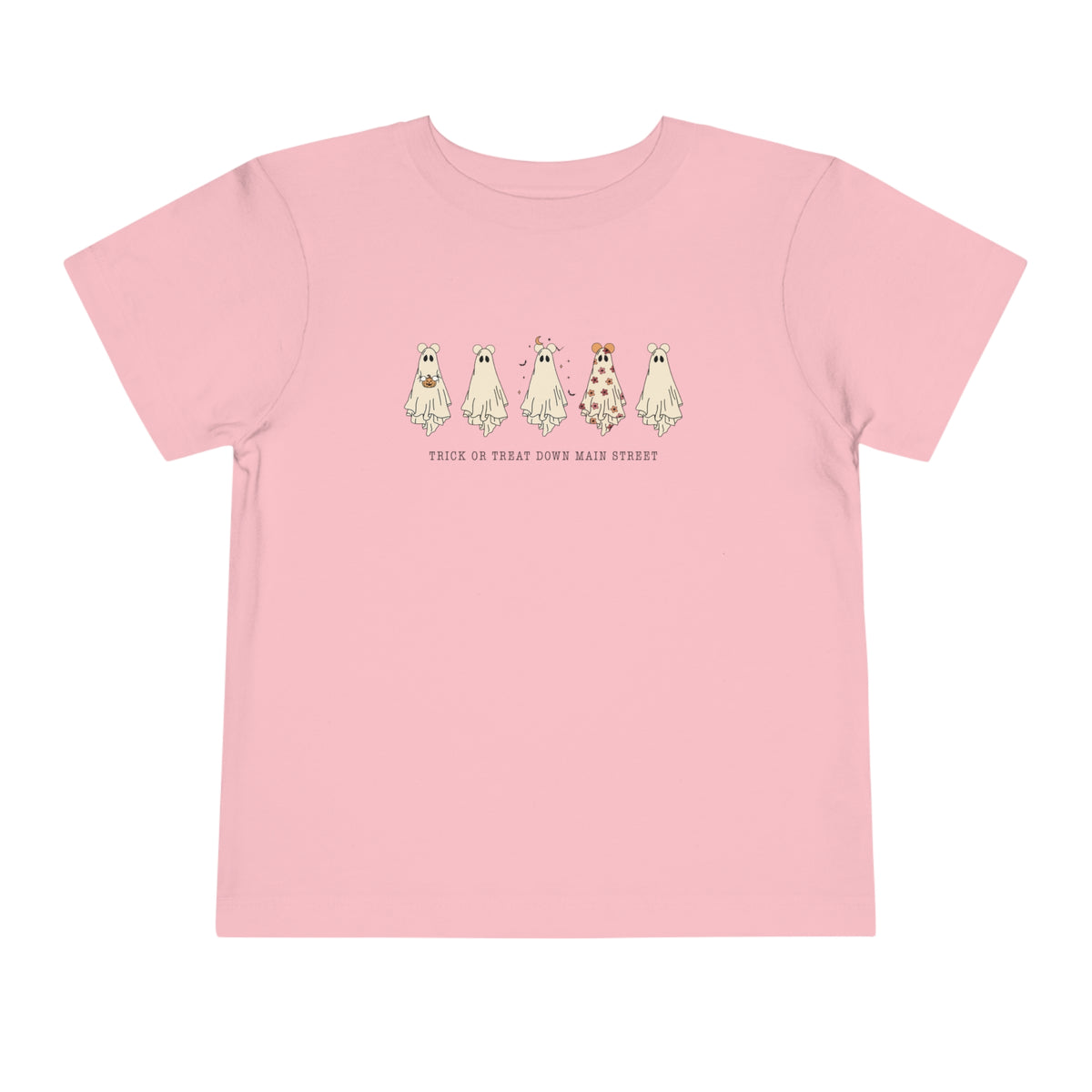 Trick or Treat Down Main Street Toddler Short Sleeve Tee