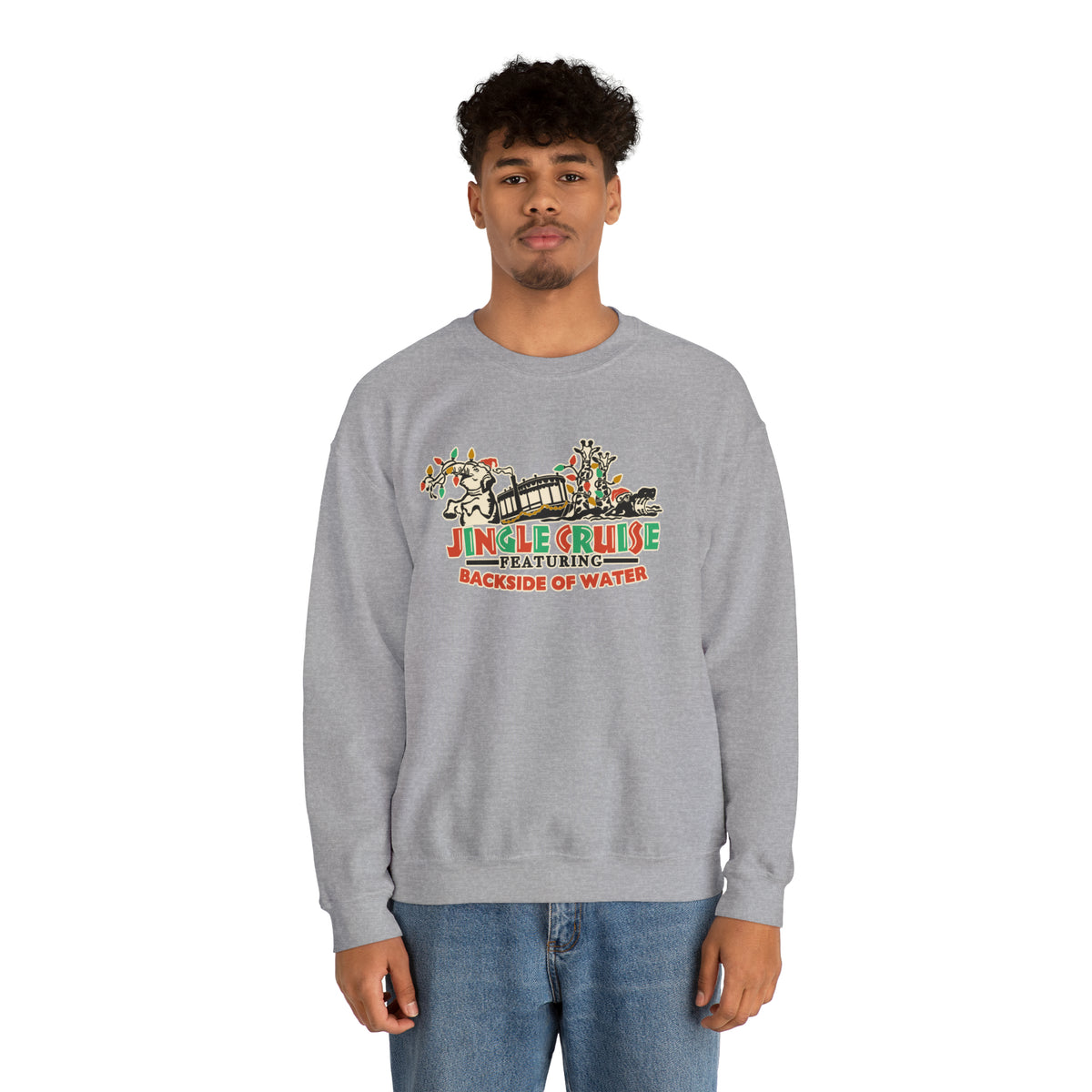 Jingle Cruise Gildan Unisex Heavy Blend™ Crewneck Sweatshirt