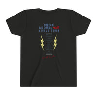 Drink Around The World Tour Bella Canvas Youth Short Sleeve Tee