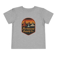 Triple Mountain Badge Bella Canvas Toddler Short Sleeve Tee