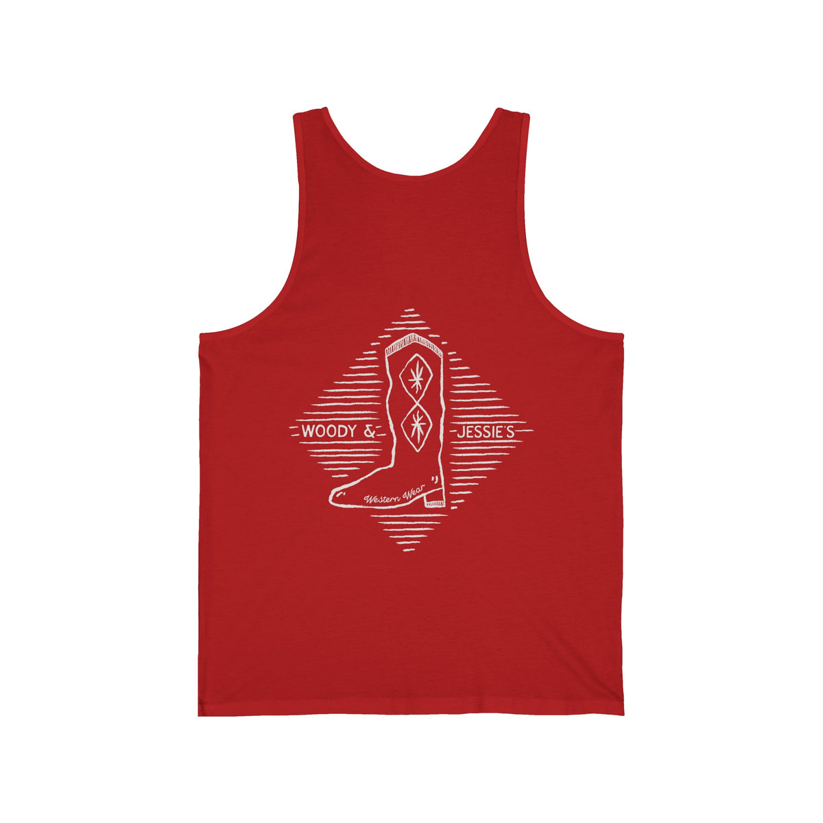 Woody & Jessie's Western Wear Bella Canvas Unisex Jersey Tank