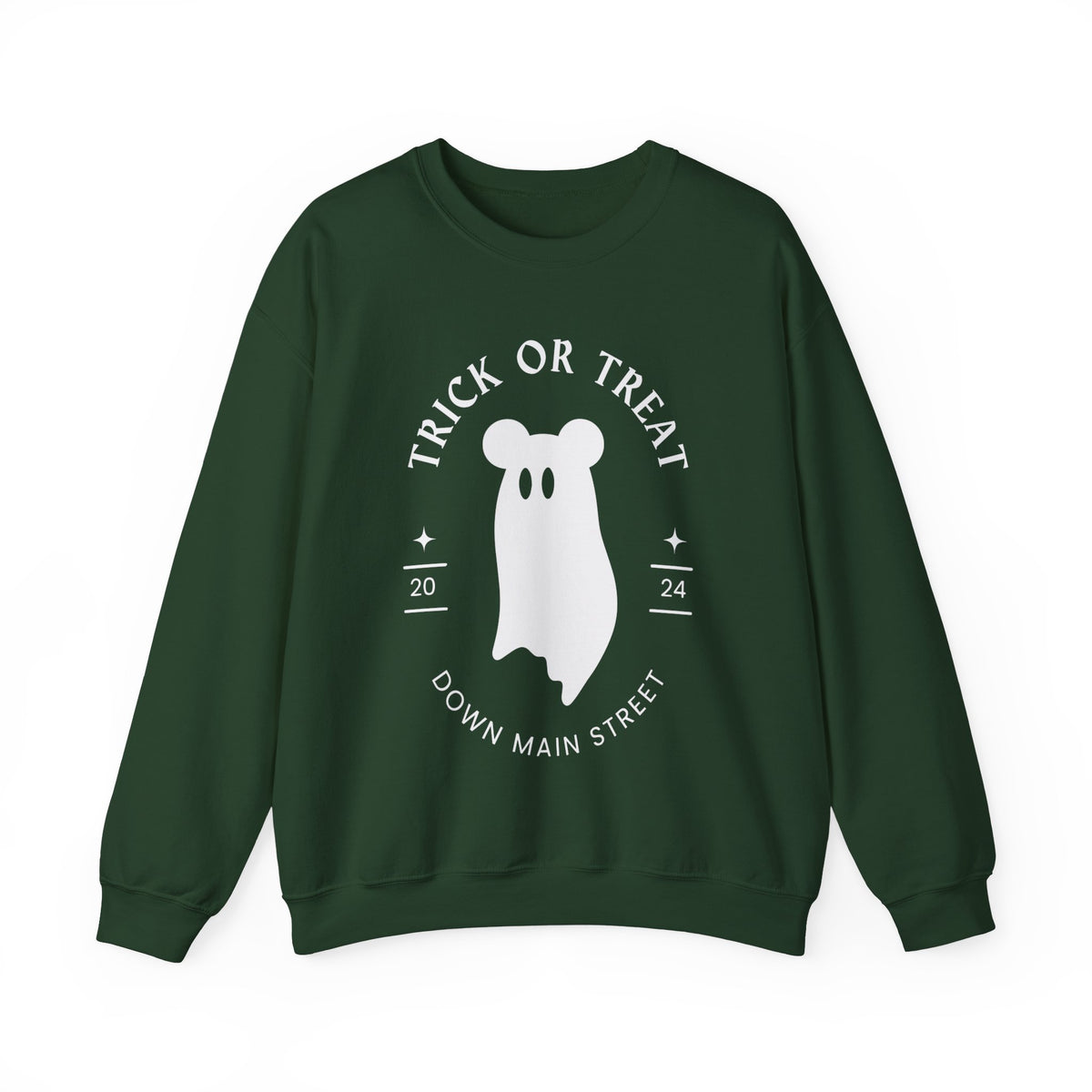 Trick or Treat Down Main Street Unisex Heavy Blend™ Crewneck Sweatshirt