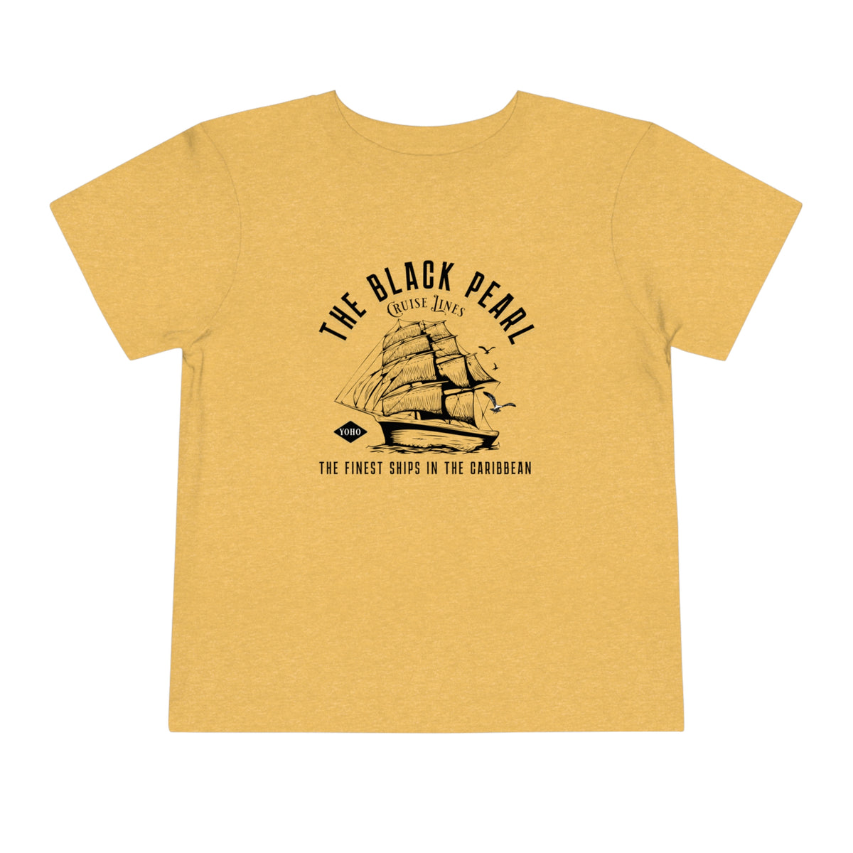 Black Pearl Cruise Lines Bella Canvas Toddler Short Sleeve Tee